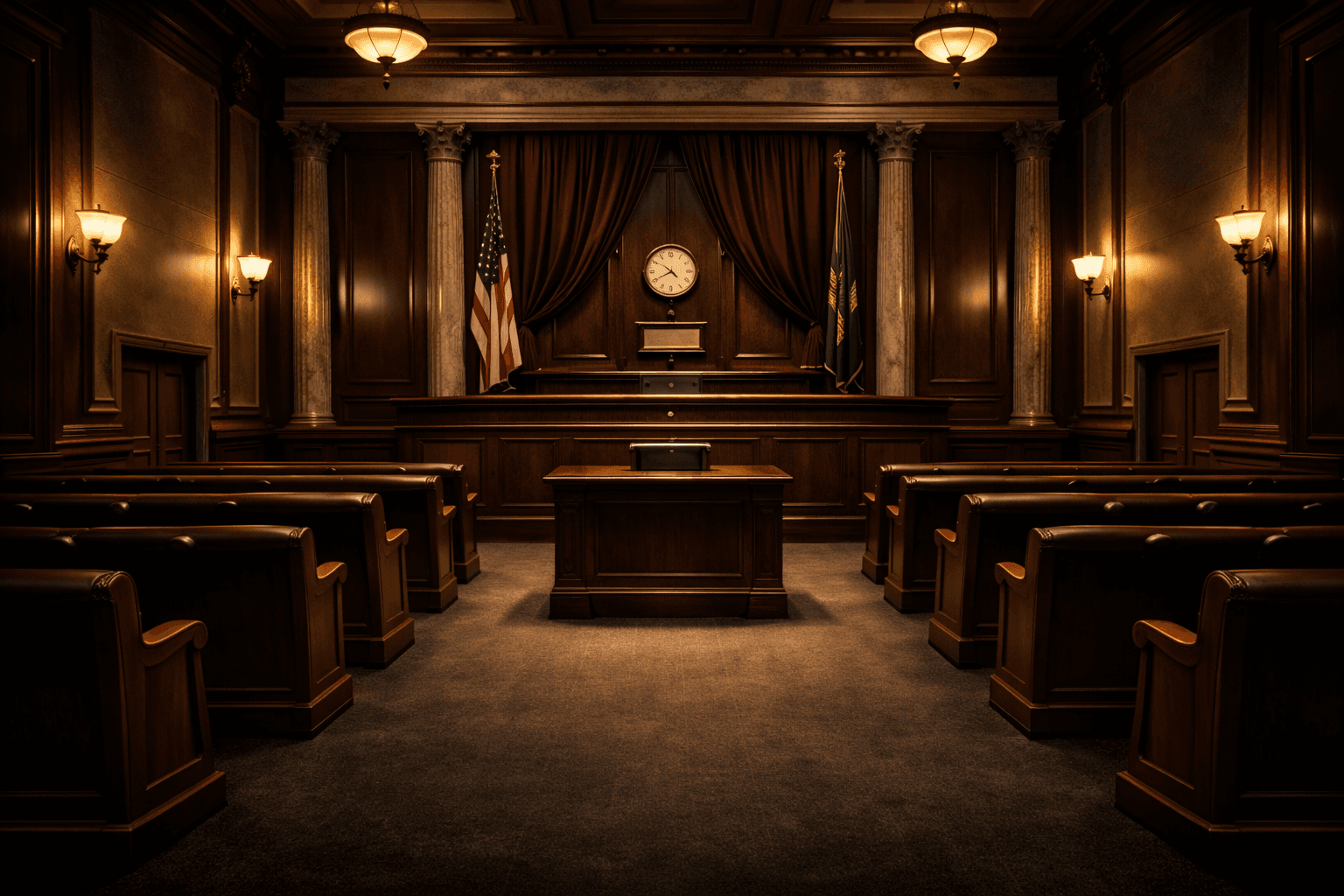 Courtroom interior